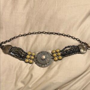Chico's Artistic Bronze Statement Belt